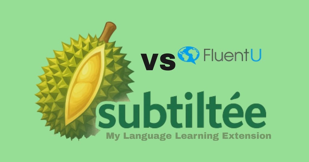Subtiltee vs FluentU comparison - Unlimited content vs limited library